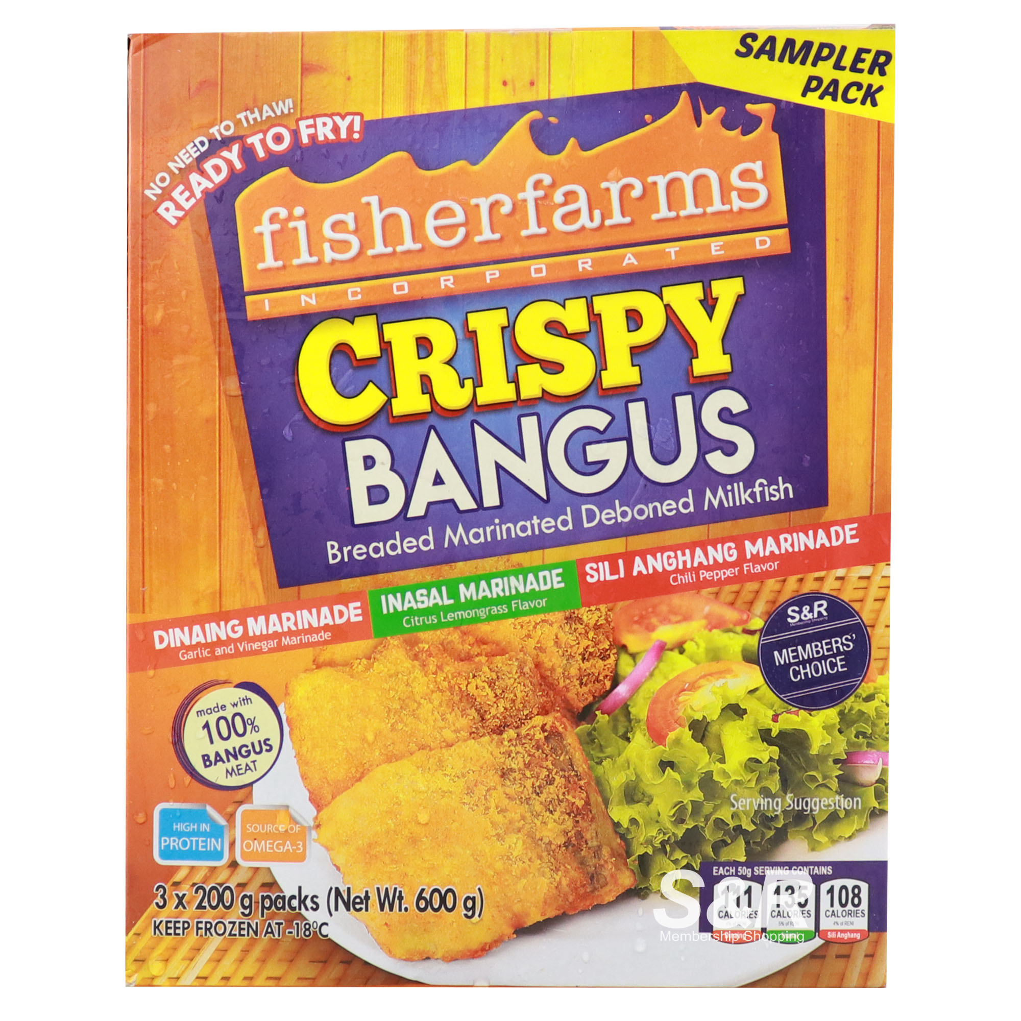 Fisher Farms Crispy Bangus 600g